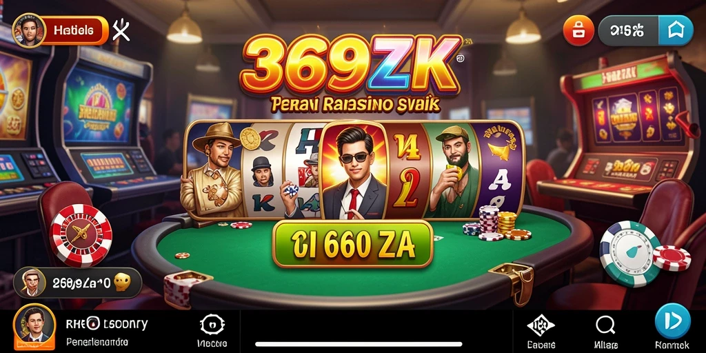 Tampilan gameplay seru dari aplikasi Kasino 369ZK.