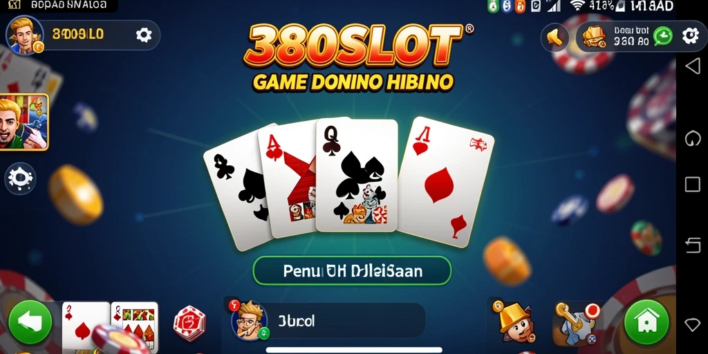 Tampilan gameplay menarik dari 380SLOT dalam permainan Domino.