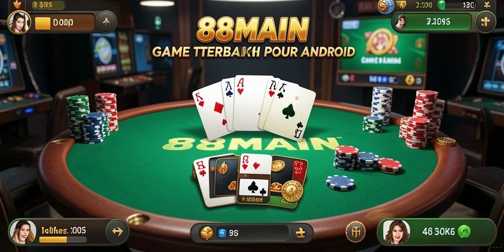 Screenshot dari gameplay Poker yang menarik di 88MAIN.