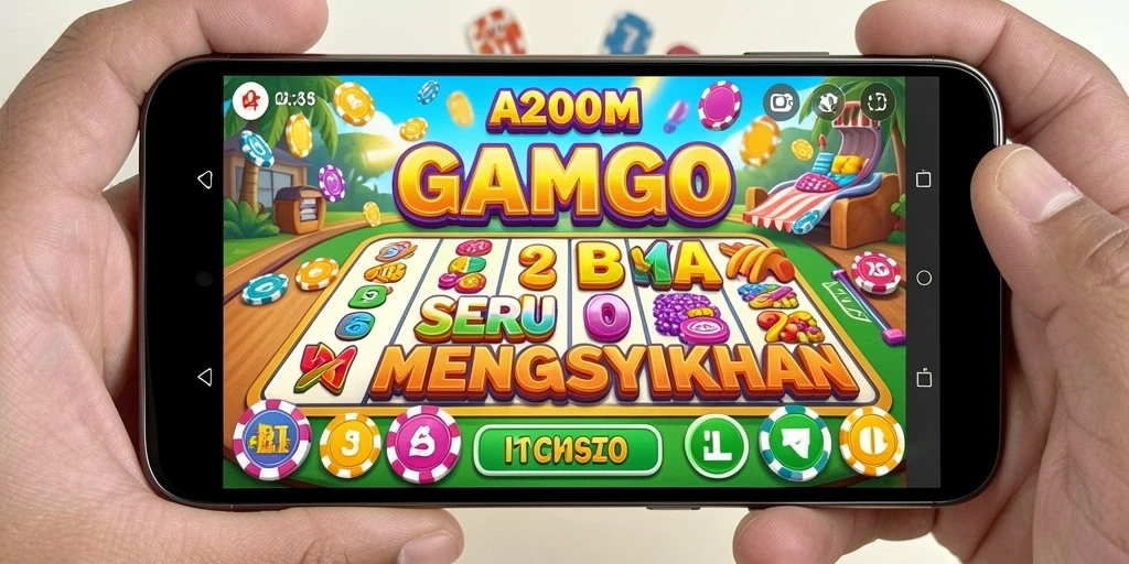 Tampilan gameplay A200M yang seru dalam permainan Bingo.