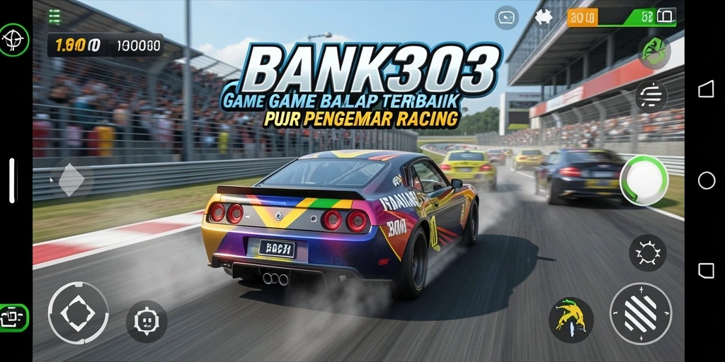 Tampilan gameplay BANK303 yang menegangkan dan mengasyikkan dalam balapan.
