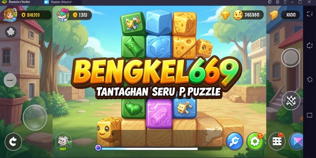 Tampilan gameplay menarik dengan tantangan puzzle yang seru.