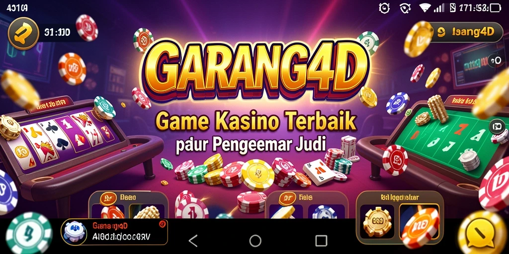 Tangkapan layar GARANG4D menampilkan pengalaman bermain kasino yang mengasyikkan.