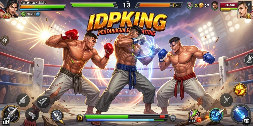 Tampilan aksi pertarungan mendebarkan di IDPKING.