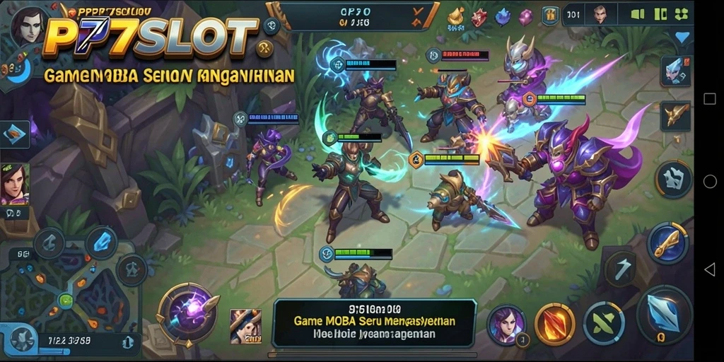 Tampilan gameplay seru dalam PP7SLOT dengan berbagai karakter dan strategi.