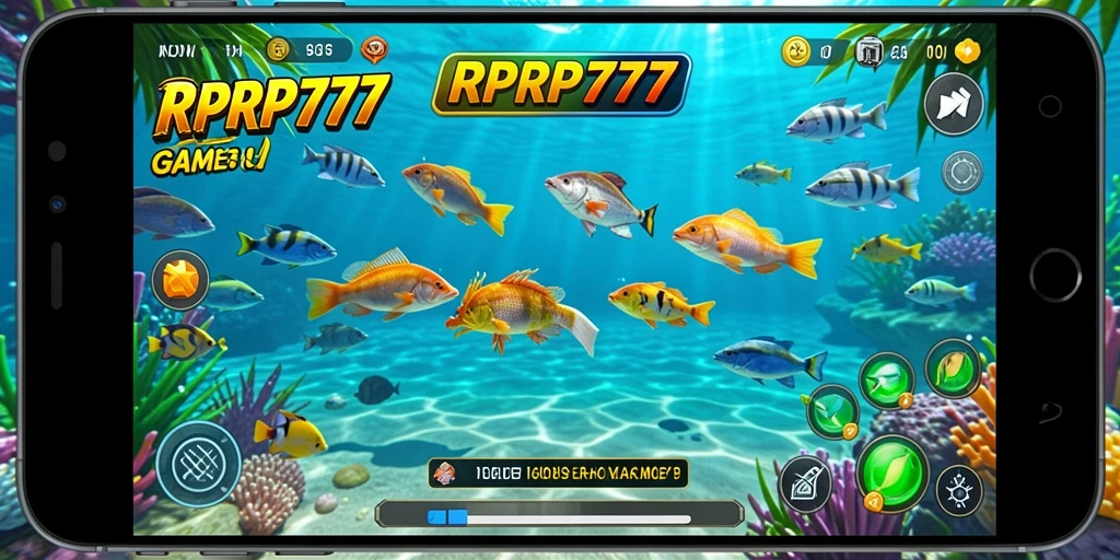 Tampilan seru permainan Tembak Ikan RPRP777 yang memikat.
