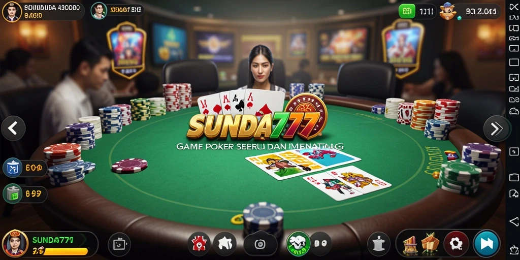 Tampilan game Poker menarik dari SUNDA777 dengan gameplay yang menegangkan.