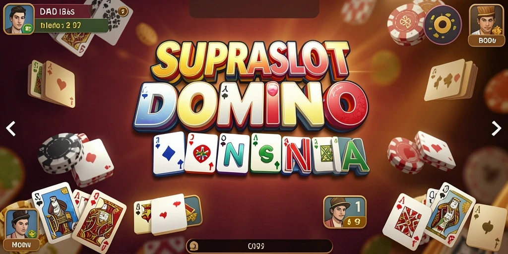 Screenshot gameplay SUPRASLOT yang menunjukkan keseruan bermain domino.