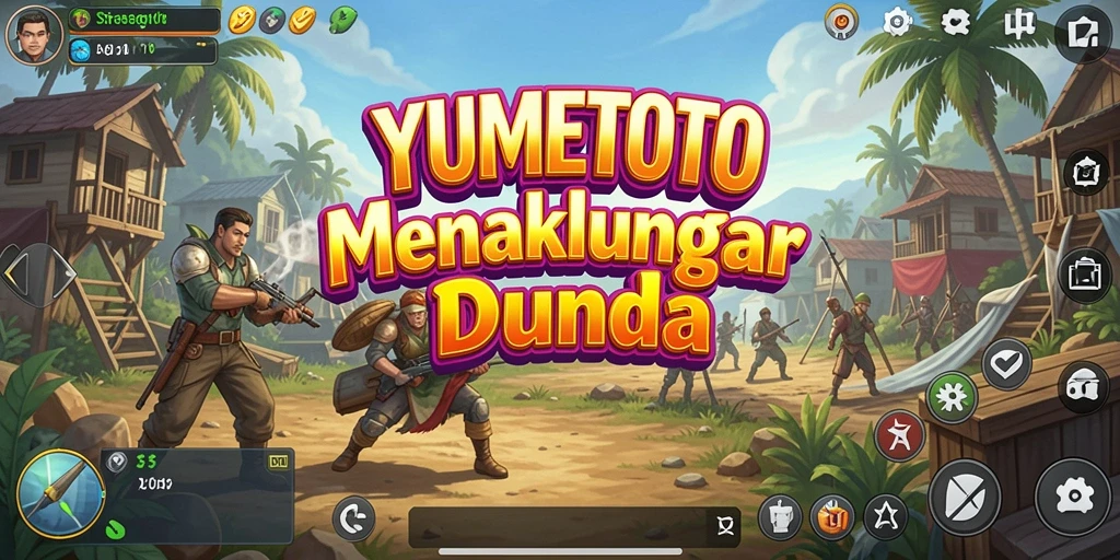 Tangkapan layar gameplay YUMETOTO yang menampilkan strategi serangan yang dinamis.