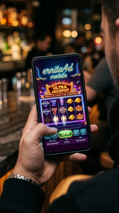 Proses unduh aplikasi di platform ernita4d.